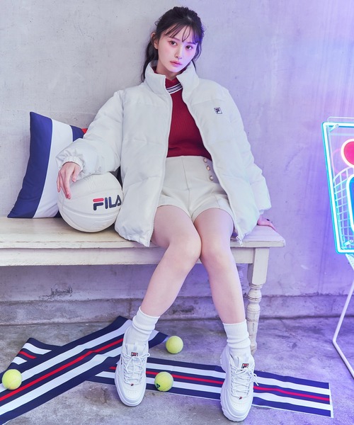 REDYAZEL（レディアゼル）の「［FILA×REDYAZEL］ラインタートルニットプルオーバー（ニット/セーター・レディース・ブラック/レッド/ネイビー/オフホワイト・FREE）」の11枚目の写真