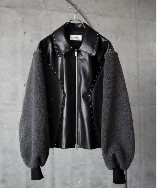 seyto サイズ3 / ボアスタッズブルゾン セール】Boa studs blouson / ボアスタッズブルゾン（その他アウター