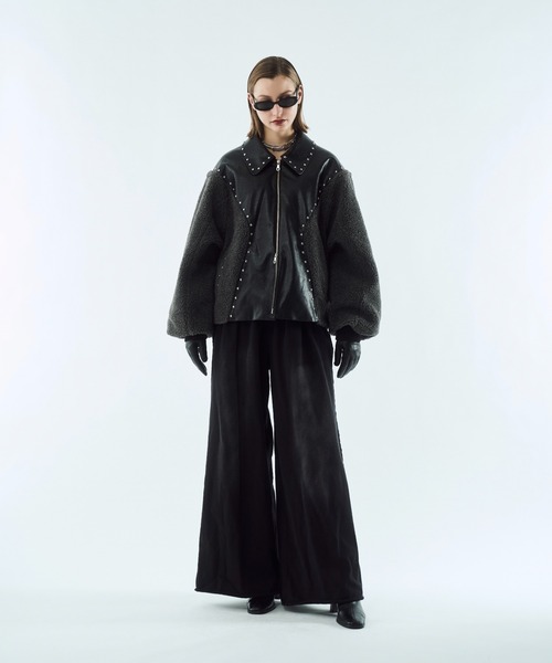 Boa studs blouson / ボアスタッズブルゾン（その他アウター）｜seyto