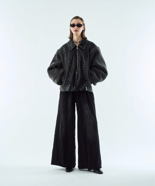 seyto サイズ3 / ボアスタッズブルゾン Boa studs blouson / ボアスタッズブルゾン（その他アウター）｜seyto