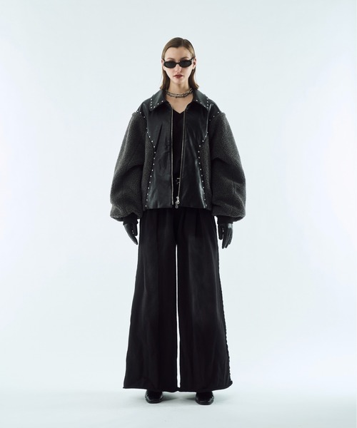 Boa studs blouson / ボアスタッズブルゾン（その他アウター）｜seyto