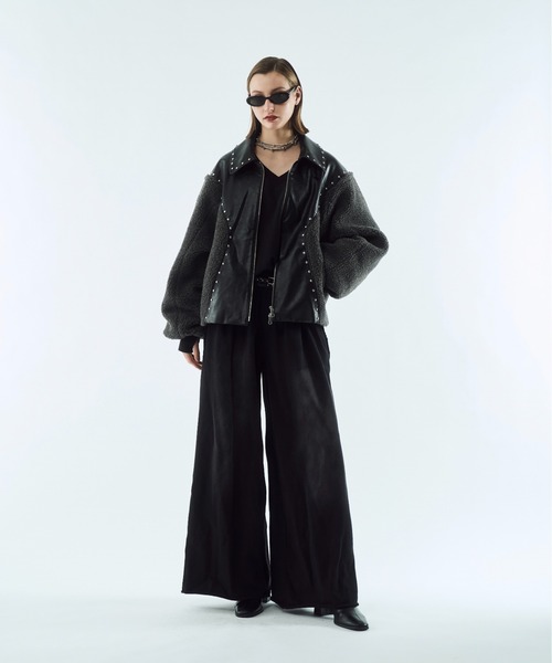seyto サイズ3 / ボアスタッズブルゾン セール】Boa studs blouson / ボアスタッズブルゾン（その他アウター