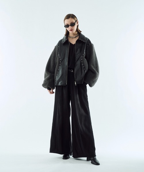 セール】Boa studs blouson / ボアスタッズブルゾン（その他アウター