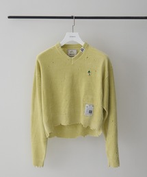 MIHARA YASUHIRO モヘヤ　ニット　ダメージ Maison MIHARA YASUHIRO - モヘアプルオーバーニット - Mohair