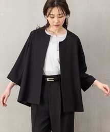 ROBEDECORA（ローブデコラ）の「【洗えるウールタッチスーツ】Aラインジャケット＆ワイドパンツセット（スーツセット）」