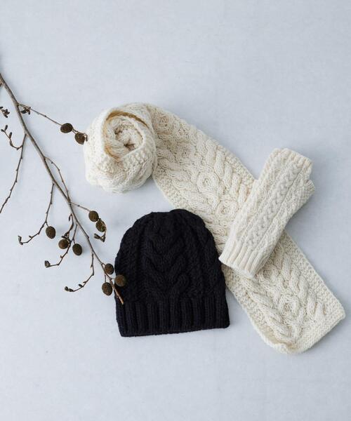 かぐれ(カグレ)の「ペルーアランニットキャップ(ニットキャップ/ビーニー・レディース・グレー/ブラック・FREE)」の8枚目の写真