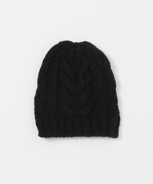 かぐれ(カグレ)の「ペルーアランニットキャップ(ニットキャップ/ビーニー・レディース・グレー/ブラック・FREE)」の9枚目の写真