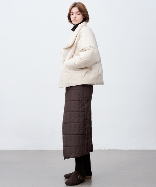 tageechita(タジチタ)の「【tageechita】キルティングラップロングスカート(スカート・レディース・ブラウン・S/M/L)」の21枚目の写真