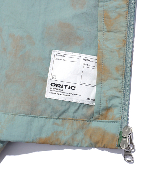 CRITIC(クリティック)の「METAL WORMHOLE LOGO JACKET MINT(ナイロンジャケット・レディース・その他・LARGE/MEDIUM)」の8枚目の写真