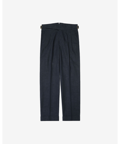 sortie(ソルティ)の「8s Linen Gurkha Trousers (Navy)(その他パンツ・メンズ・その他・MEDIUM/LARGE/X-LARGE/SMALL)」の1枚目の写真