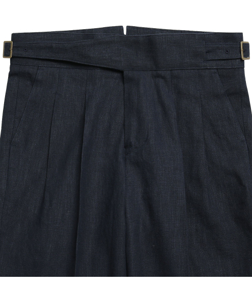 sortie(ソルティ)の「8s Linen Gurkha Trousers (Navy)(その他パンツ・メンズ・その他・MEDIUM/LARGE/X-LARGE/SMALL)」の5枚目の写真