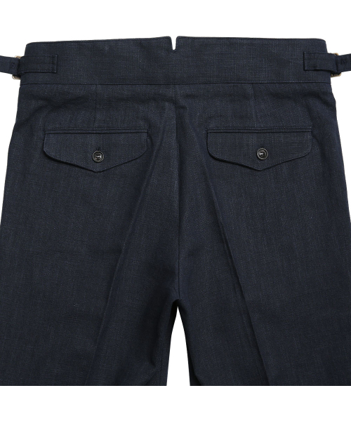 sortie(ソルティ)の「8s Linen Gurkha Trousers (Navy)(その他パンツ・メンズ・その他・MEDIUM/LARGE/X-LARGE/SMALL)」の6枚目の写真