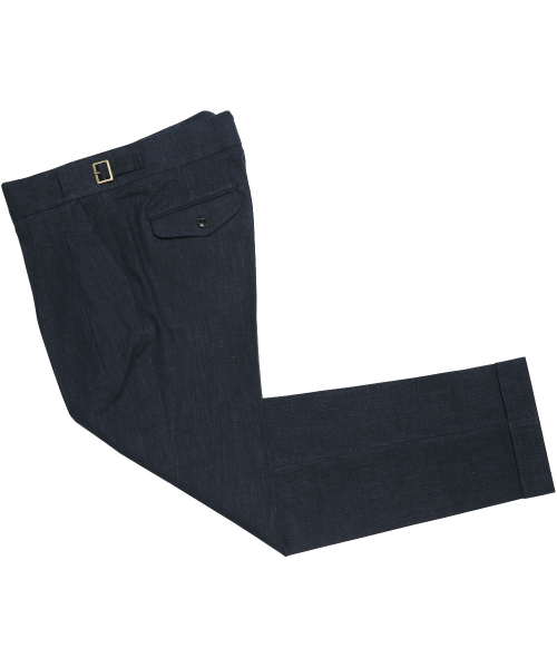 sortie(ソルティ)の「8s Linen Gurkha Trousers (Navy)(その他パンツ・メンズ・その他・MEDIUM/LARGE/X-LARGE/SMALL)」の7枚目の写真