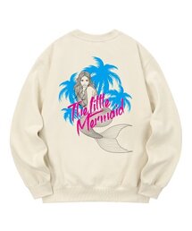 KMC0053 人魚姫 裏起毛 スウェット - クリーム