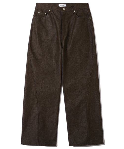 BASEMOMENT(ベースモーメント)の「ノンフェイドカーブデニムパンツブラウン(デニムパンツ・メンズ・その他・LARGE/MEDIUM/X-LARGE)」の10枚目の写真