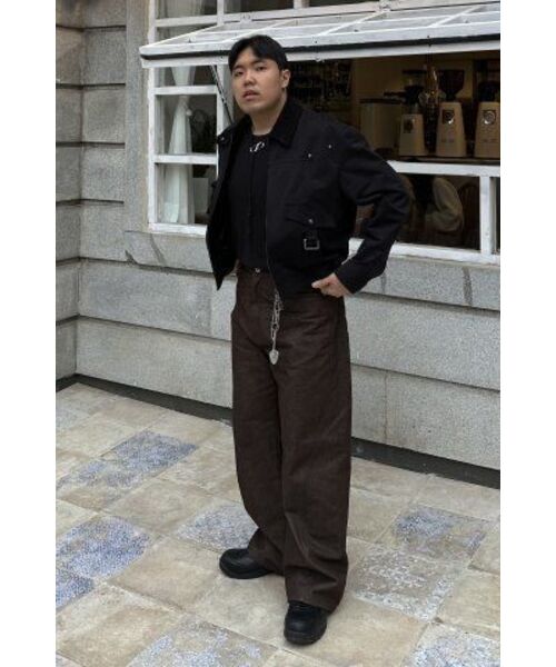 BASEMOMENT(ベースモーメント)の「ノンフェイドカーブデニムパンツブラウン(デニムパンツ・メンズ・その他・LARGE/MEDIUM/X-LARGE)」の7枚目の写真