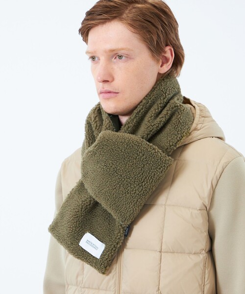 visvim リバーシブルダウンマフラー 泥染 TAION(タイオン)】〈グッズ〉シティ リバーシブル ダウンマフラー