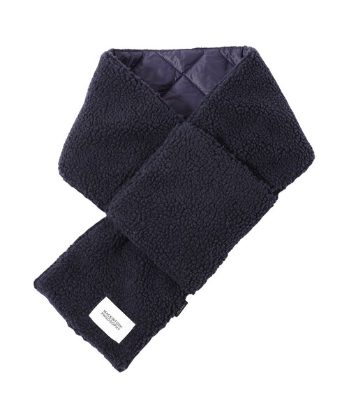 タフタ×ボア リバーシブルダウンマフラー with TAION（マフラー