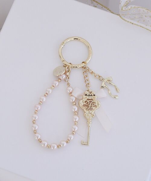 キーリボンパール2Wayチャーム（チャーム）｜Maison de FLEUR
