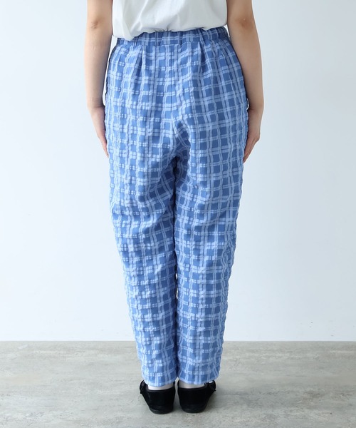 bulle de savon（ビュルデサボン）の「●sheer check タックパンツ（その他パンツ・レディース・ブルー/グリーン・FREE）」の22枚目の写真