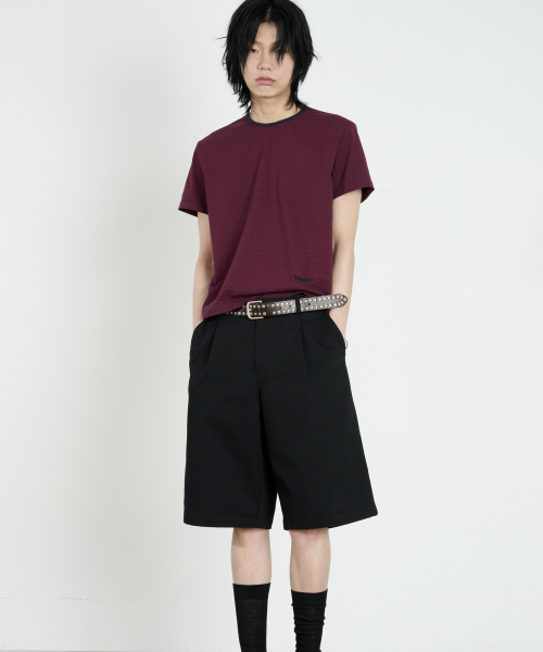 DUSTYWHITE(ダスティーホワイト)の「ブラックコットンバミューダショーツ(その他パンツ・メンズ・その他・SMALL/MEDIUM/LARGE)」の3枚目の写真