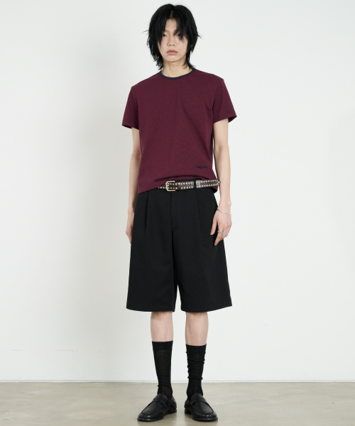 DUSTYWHITE(ダスティーホワイト)の「ブラックコットンバミューダショーツ(その他パンツ・メンズ・その他・SMALL/MEDIUM/LARGE)」の6枚目の写真