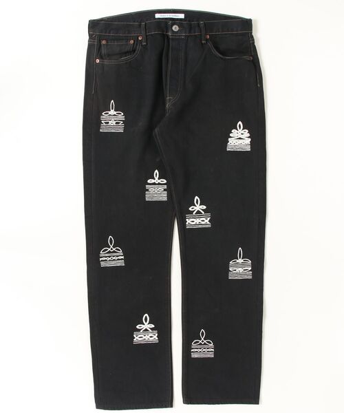 Children of the discordance（チルドレン オブ ザ ディスコ-ダンス）の「Children of the discordance / WEST SIDE EMBROIDERY JEANS / DISPT-014（デニムパンツ・メンズ・ブルー/ブラック・3/2）」の2枚目の写真