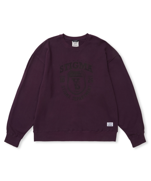 CAMPUS CREWNECK BURGUNDY