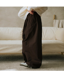 MALEN（マレン）の「ユニセックスサイドシームパンツブラウン（その他パンツ）」