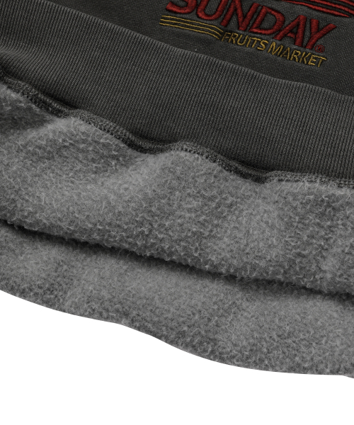 SUNDAY FRUIT MARKET(サンデーフルーツマーケット)の「PIGMENT CHERRY HOODIE CHARCOAL(パーカー・レディース・その他・MEDIUM/LARGE)」の6枚目の写真