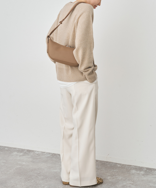 Spick & Span（スピックアンドスパン）の「ADD CULUMN/アドカラム LOOP S（ショルダーバッグ・レディース・キャメル/ブラック・FREE）」の5枚目の写真