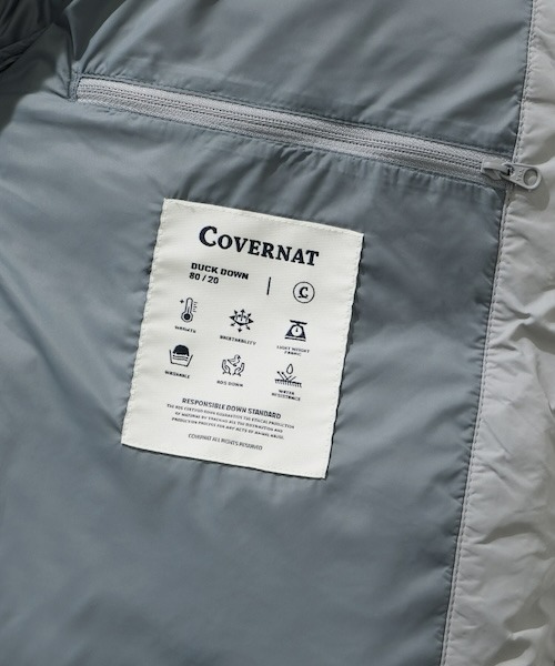 COVERNAT（カバーナット）の「[SOOBIN着用] CIVIC RDS SHORT PUFFER（ダウンジャケット/コート・メンズ・ライトカーキ/アイボリー/ブラウン系その他/ブラック/グレー・XX-LARGE/X-LARGE/LARGE/MEDIUM/SMALL/X-SMALL）」の14枚目の写真