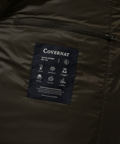 COVERNAT（カバーナット）の「[SOOBIN着用] CIVIC RDS SHORT PUFFER（ダウンジャケット/コート・メンズ・ライトカーキ/アイボリー/ブラウン系その他/ブラック/グレー・XX-LARGE/X-LARGE/LARGE/MEDIUM/SMALL/X-SMALL）」の20枚目の写真