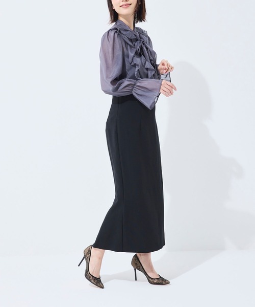 SEVEN TWELVE THIRTY(セヴントゥエルヴサーティー)の「スティレットヒールレースチュールパンプス(パンプス・レディース・ブラック系その他・22cm/22.5cm/23cm/23.5cm/24cm/24.5cm)」の8枚目の写真