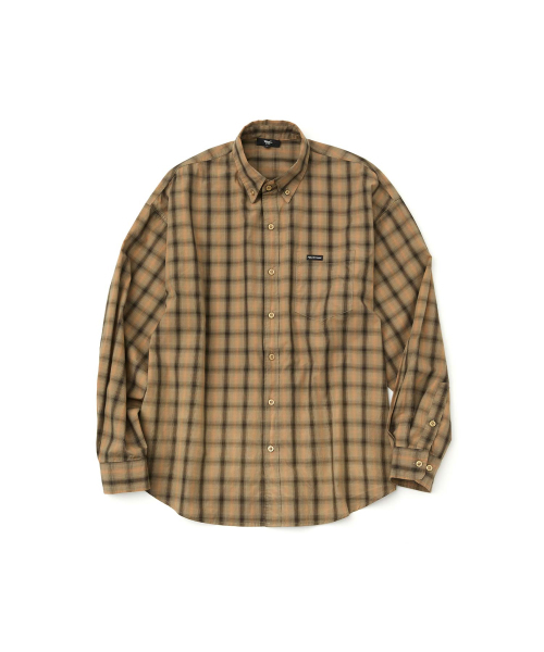 WMC(ダブリューエムシー)の「オンブレチェックシャツ_YELLOW(シャツ/ブラウス・メンズ・イエロー・MEDIUM/LARGE/X-LARGE)」の2枚目の写真