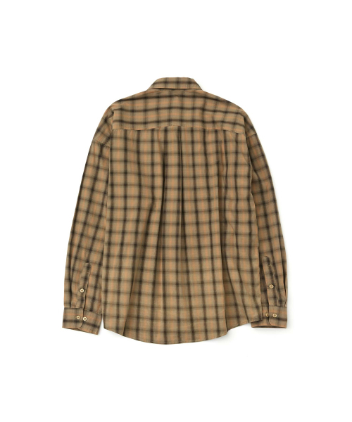 WMC(ダブリューエムシー)の「オンブレチェックシャツ_YELLOW(シャツ/ブラウス・メンズ・イエロー・MEDIUM/LARGE/X-LARGE)」の3枚目の写真