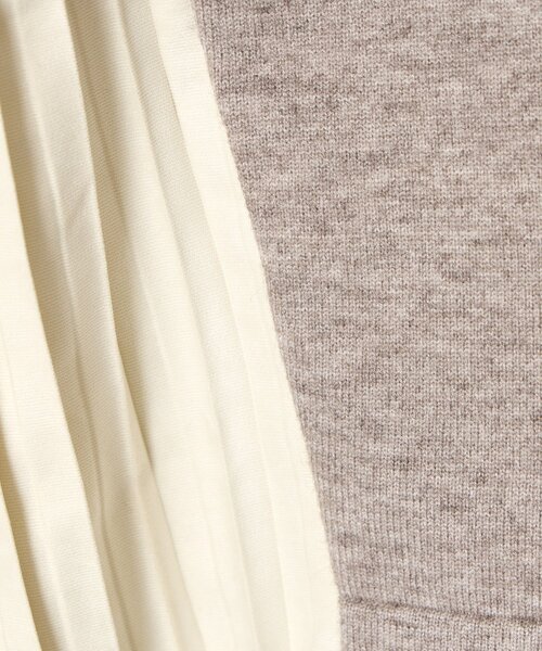 Jena espace merveilleux(ジェナ エスパスメルヴェイユ)の「【体系カバー◎】バックプリーツボートニット(ニット/セーター・レディース・グレー/パープル/ネイビー・FREE)」の18枚目の写真