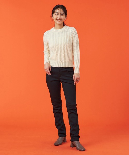 EDWIN(エドウィン)の「【WEB限定】EDWIN LADIES ハタラクロ BODY FIREスリムストレートパンツ【暖】【冬用】(その他パンツ・レディース・ブラック・X-SMALL/SMALL/MEDIUM/LARGE/X-LARGE)」の8枚目の写真