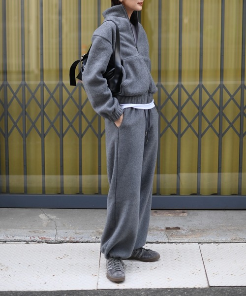 Marient(マリエント)の「フリースセットアップ TOPS/PANTS(セットアップ・レディース・グレー/クリーム・FREE)」の19枚目の写真