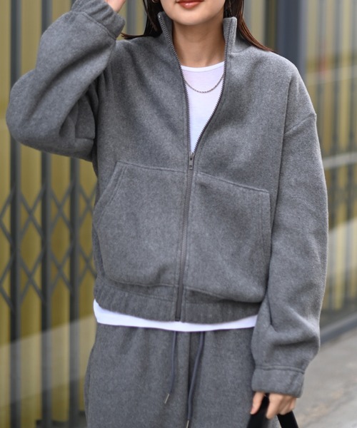 Marient(マリエント)の「フリースセットアップ TOPS/PANTS(セットアップ・レディース・グレー/クリーム・FREE)」の20枚目の写真