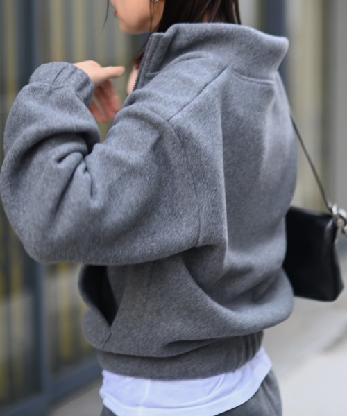 Marient(マリエント)の「フリースセットアップ TOPS/PANTS(セットアップ・レディース・グレー/クリーム・FREE)」の13枚目の写真