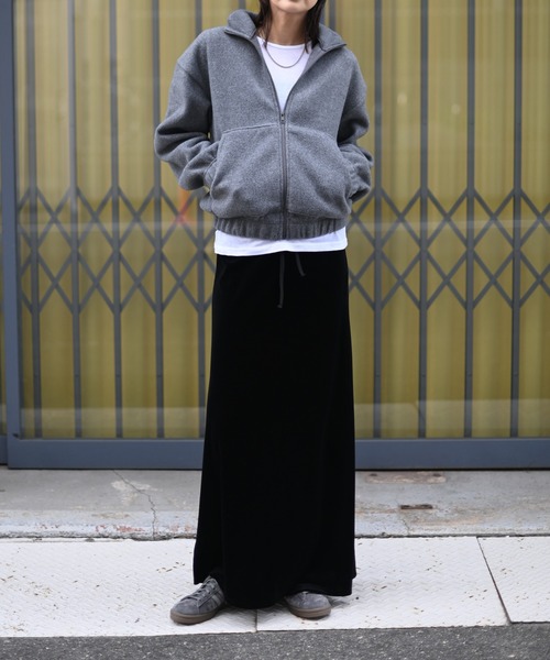 Marient(マリエント)の「フリースセットアップ TOPS/PANTS(セットアップ・レディース・グレー/クリーム・FREE)」の18枚目の写真