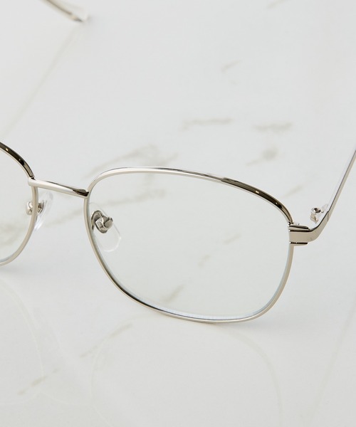 PAPILLONNER（パピヨネ）の「PAPILLONNER/メタルフレームメガネ（メガネ・レディース・シルバー・FREE）」の5枚目の写真