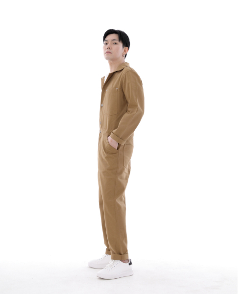 SAINTCREW(セントクルー)の「シティボーイボタンジャンプスーツ CBB-507 キャメル(つなぎ/オールインワン・メンズ・その他・MEDIUM/LARGE/X-LARGE)」の4枚目の写真