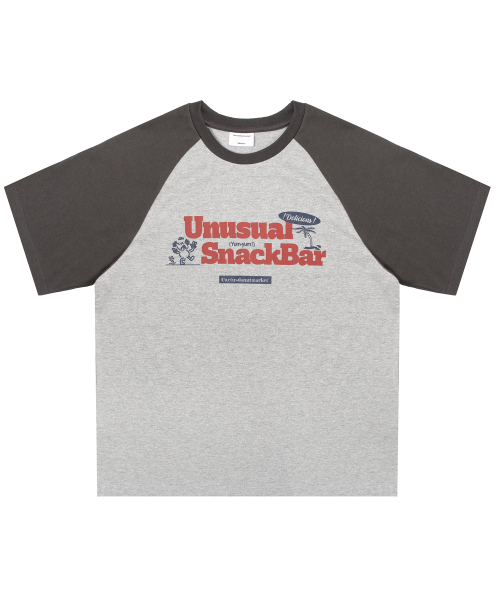 CACTUSDONUTMARKET(カクタスドーナツマーケット)の「SnackBar Raglan T-Shirt - Gray(Tシャツ/カットソー・メンズ・その他・MEDIUM/LARGE)」の2枚目の写真