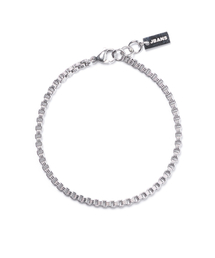 JBANS CLASSIC（ジェイバンスクラシック）の「3-Line Cube Slim Layered Chain Bracelet (C2503AC1285_SV)（ブレスレット・レディース）」