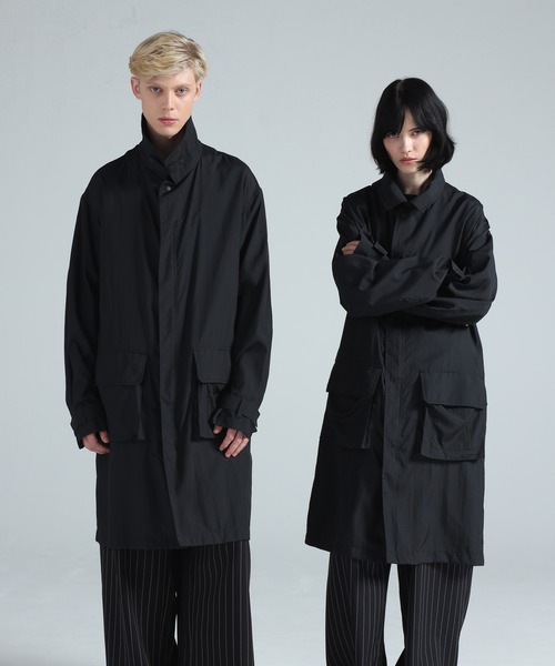 Y's ワイズ 美品 19AW ナイロンツイル 裏ボア フーディーコート 黒1 ワイズ コート 19AW YV-C07-107 ブラック メンズ SIZE 1 Y's – Rehello