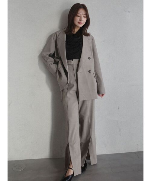 LAGUNAMOON（ラグナムーン）の「センタースリットフレアパンツ（その他パンツ・レディース・グレー/ベージュ・SMALL/MEDIUM）」の21枚目の写真