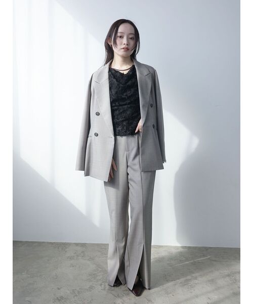 LAGUNAMOON(ラグナムーン)の「センタースリットフレアパンツ(その他パンツ・レディース・グレー/ベージュ・SMALL/MEDIUM)」の22枚目の写真