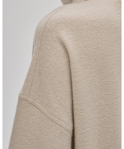 TODAYFUL（トゥデイフル）の「TODAYFUL Wool Jersey Pullover（その他アウター・レディース・オフホワイト/ブラック・FREE）」の9枚目の写真